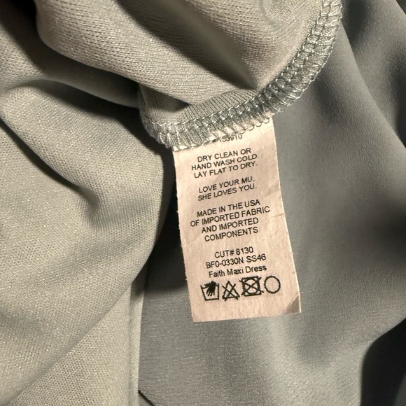 NWT Show Me Your MuMu Faith Maxi Dress Light Dusty Blue - Picture 6 of 7